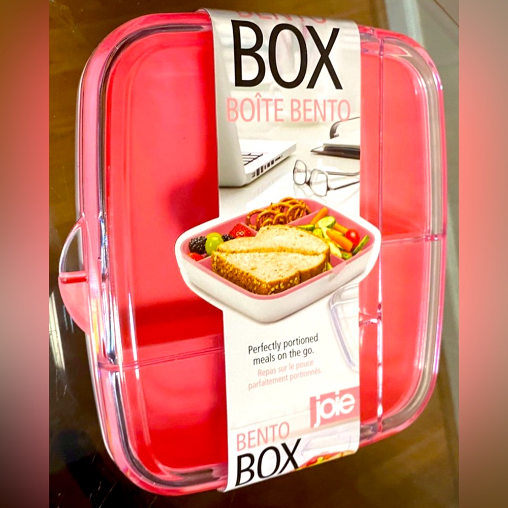 Joie Bento Perfectly Portioned Meals On the Go, Pink